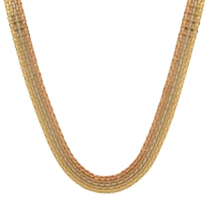 Cadena Bismark de tres colores